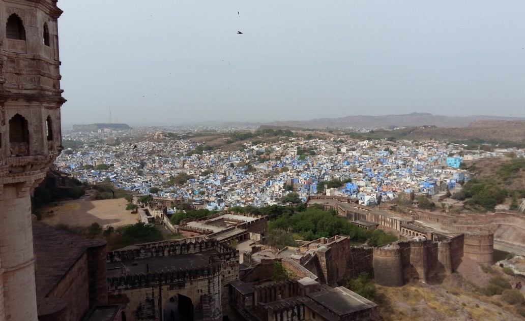 De blauwe stad van Jodhpur