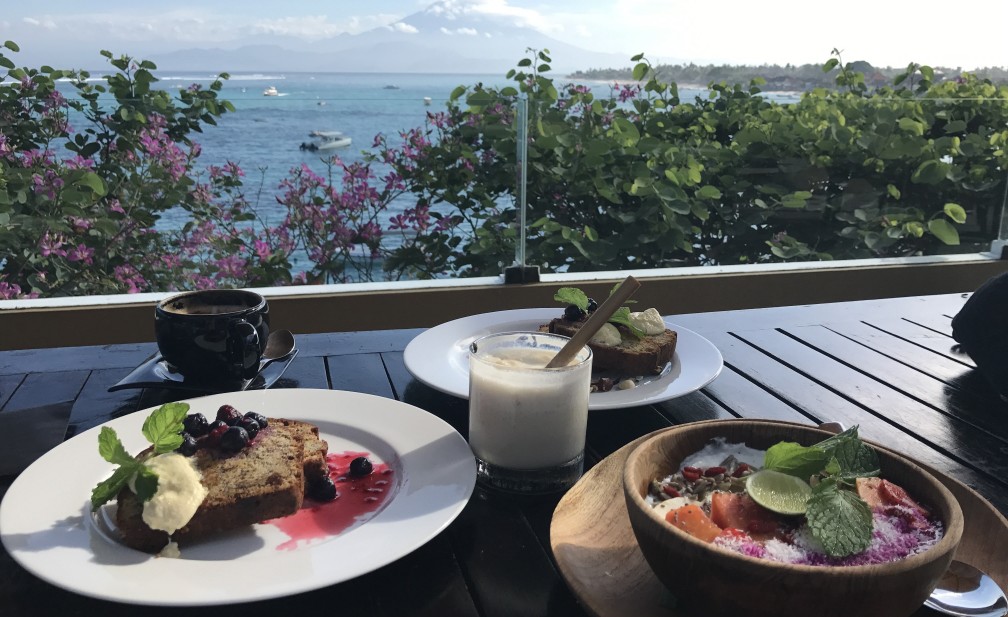 Breakfast with a view