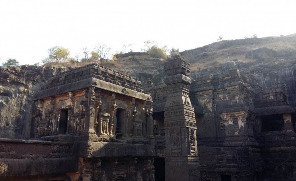 De grotten van Ellora in Aurangabad