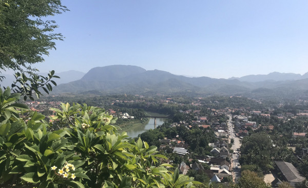 Uitzicht vanaf Phousi Hill