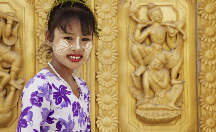Meisje in Mandalay