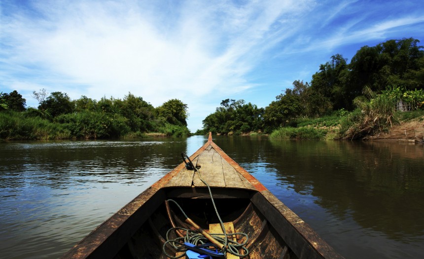 Boottocht over de Mekong