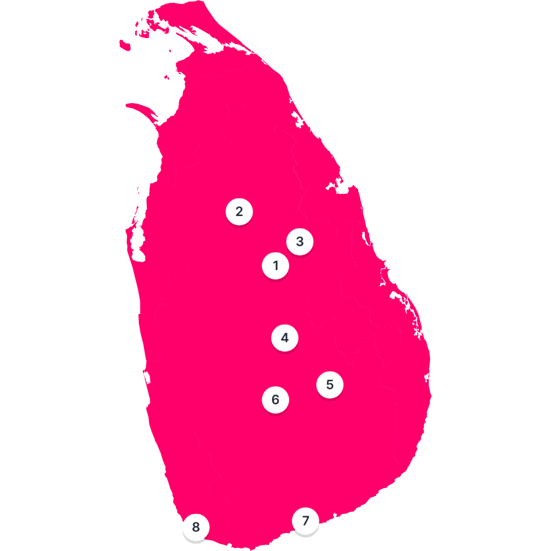 Hoogtepunten Sri lanka