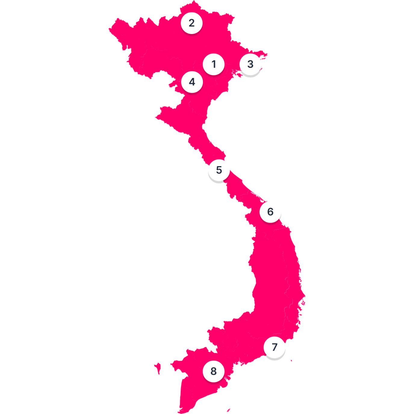 Hoogtepunten Vietnam
