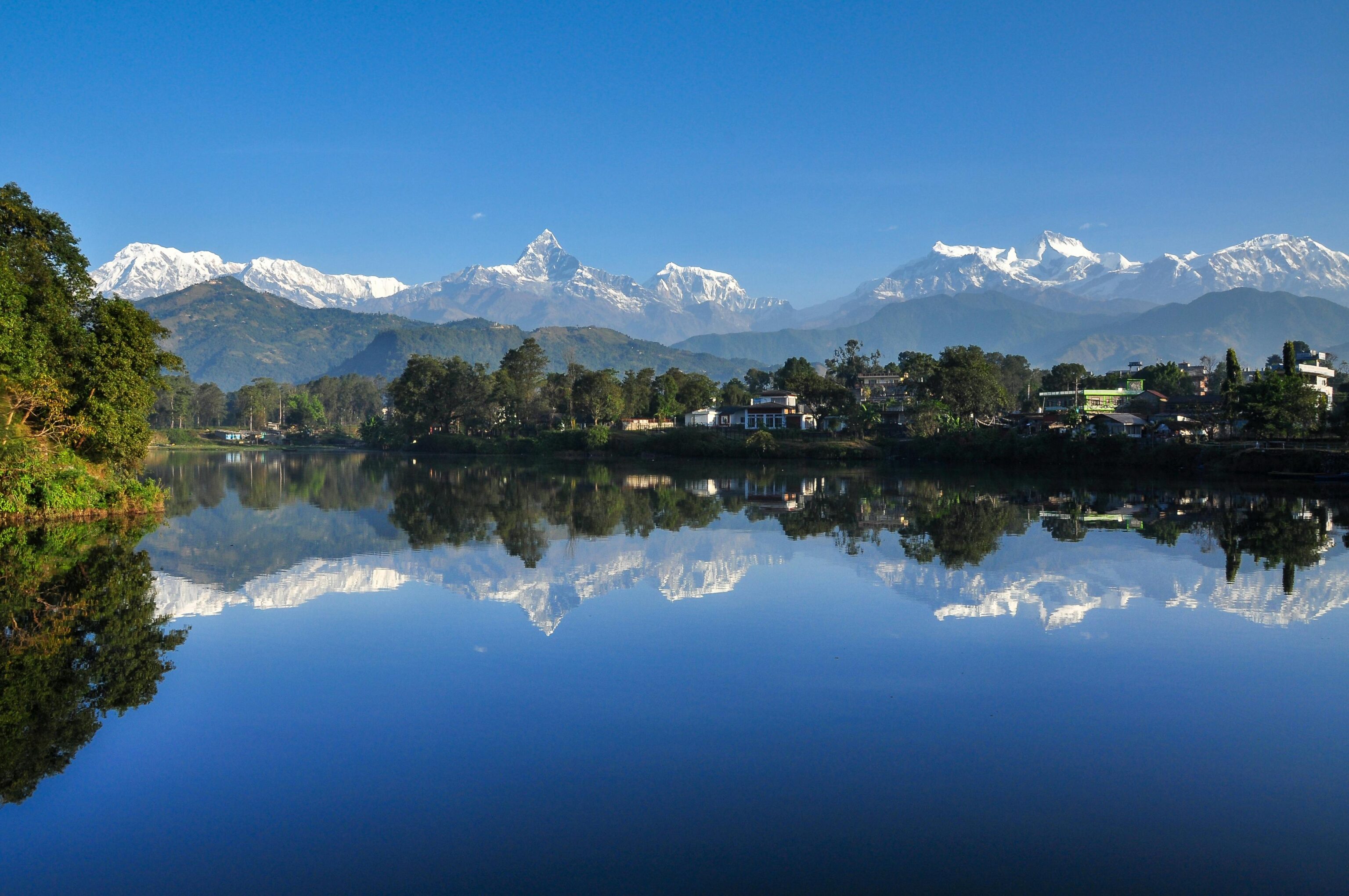 Phewa meer in Nepal