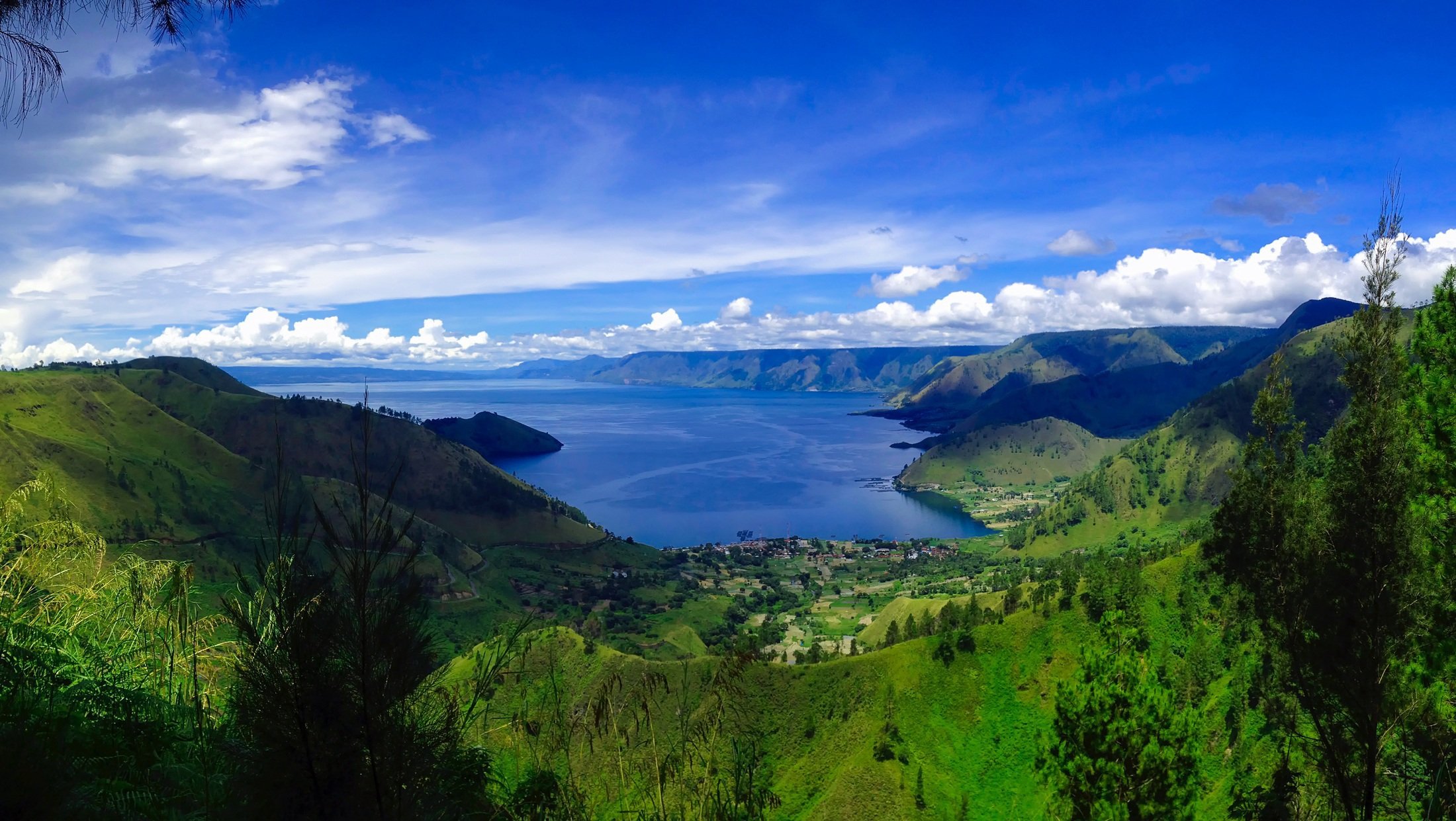 Toba meer in Sumatra