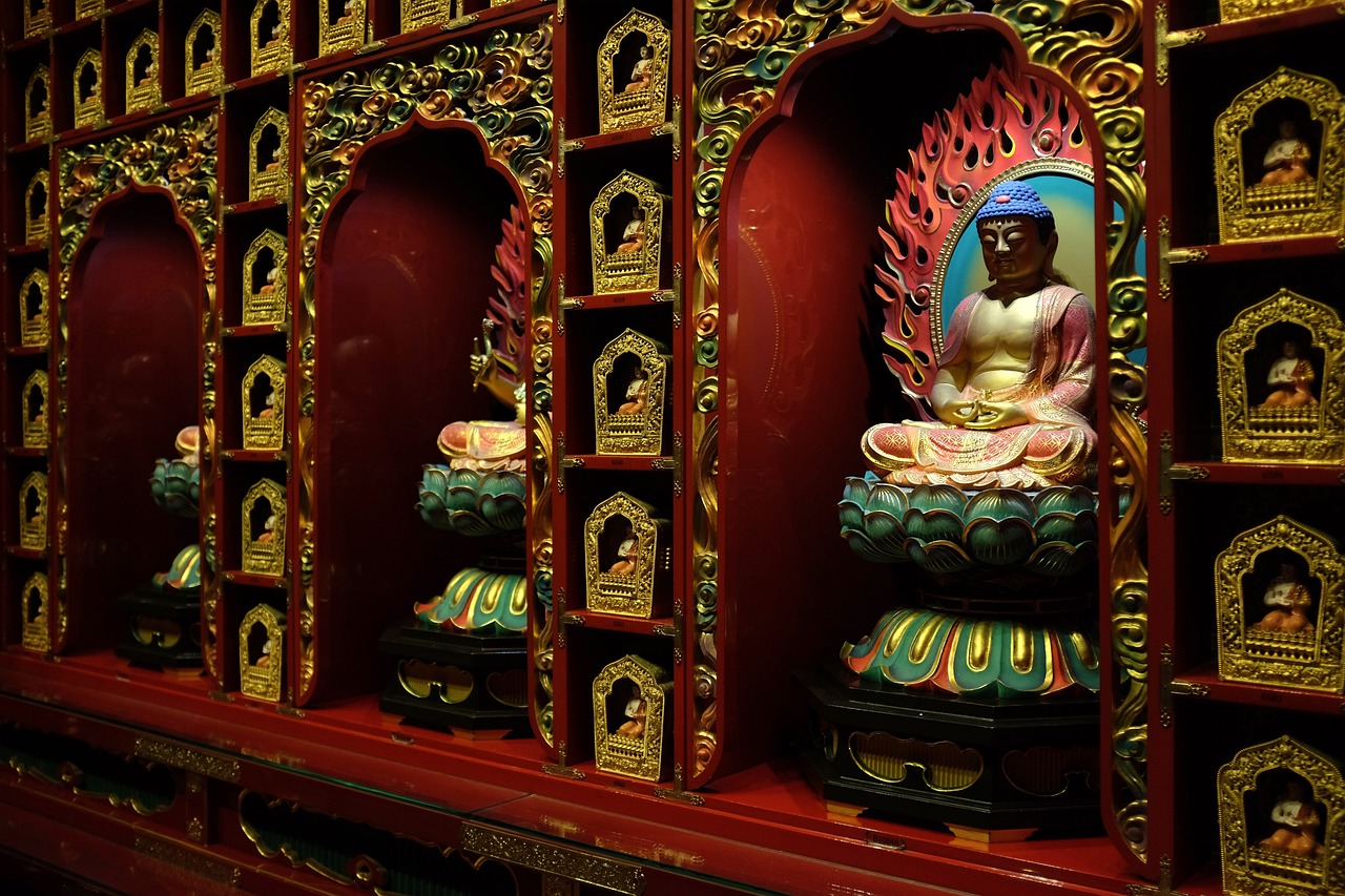 the-hundred-buddhas-1182192_1280