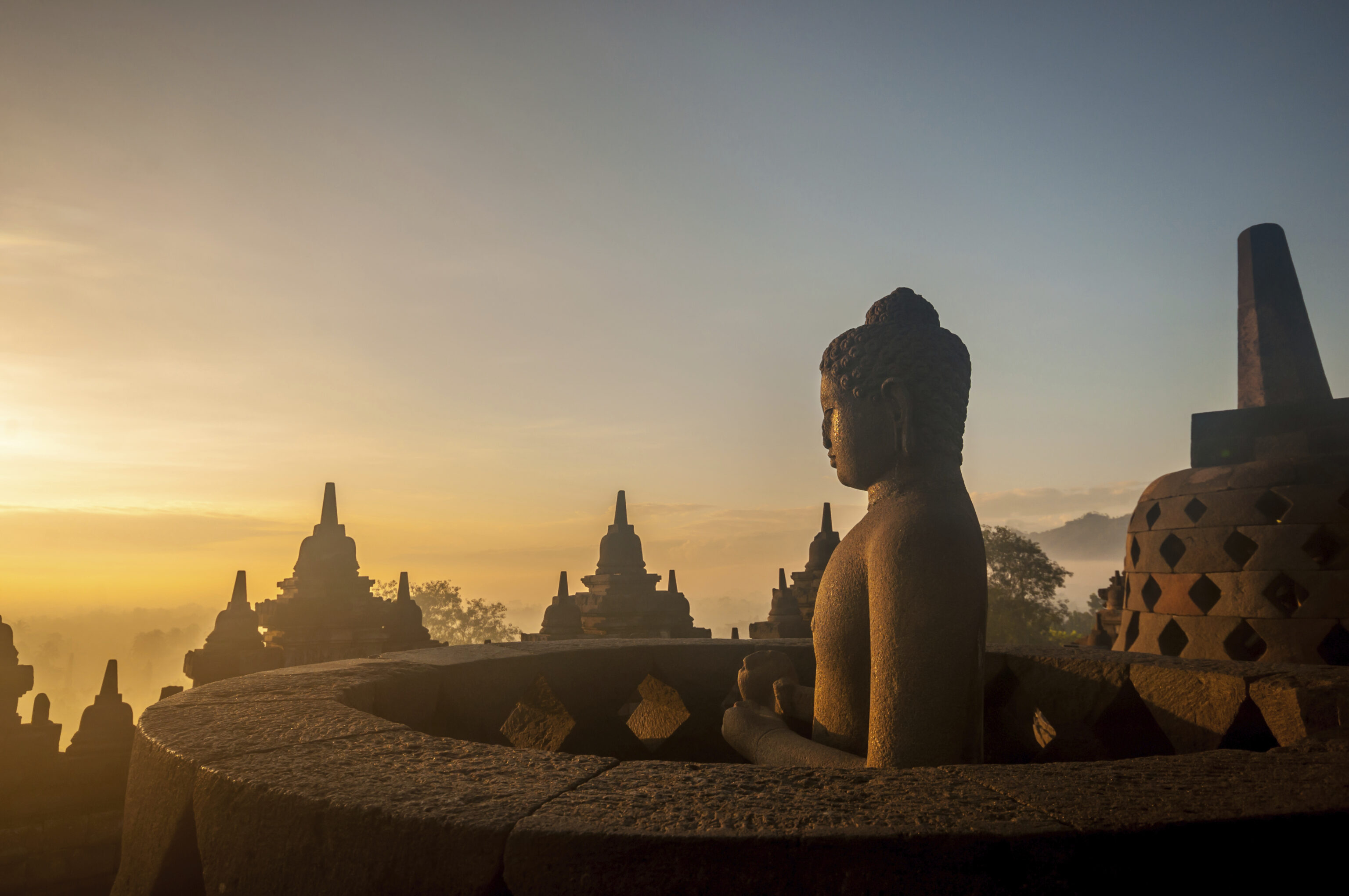 Borobudur Temple in Java