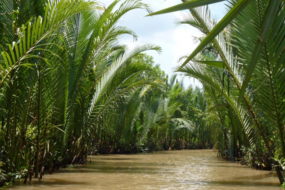 via Mekong Delta naar Cambodja