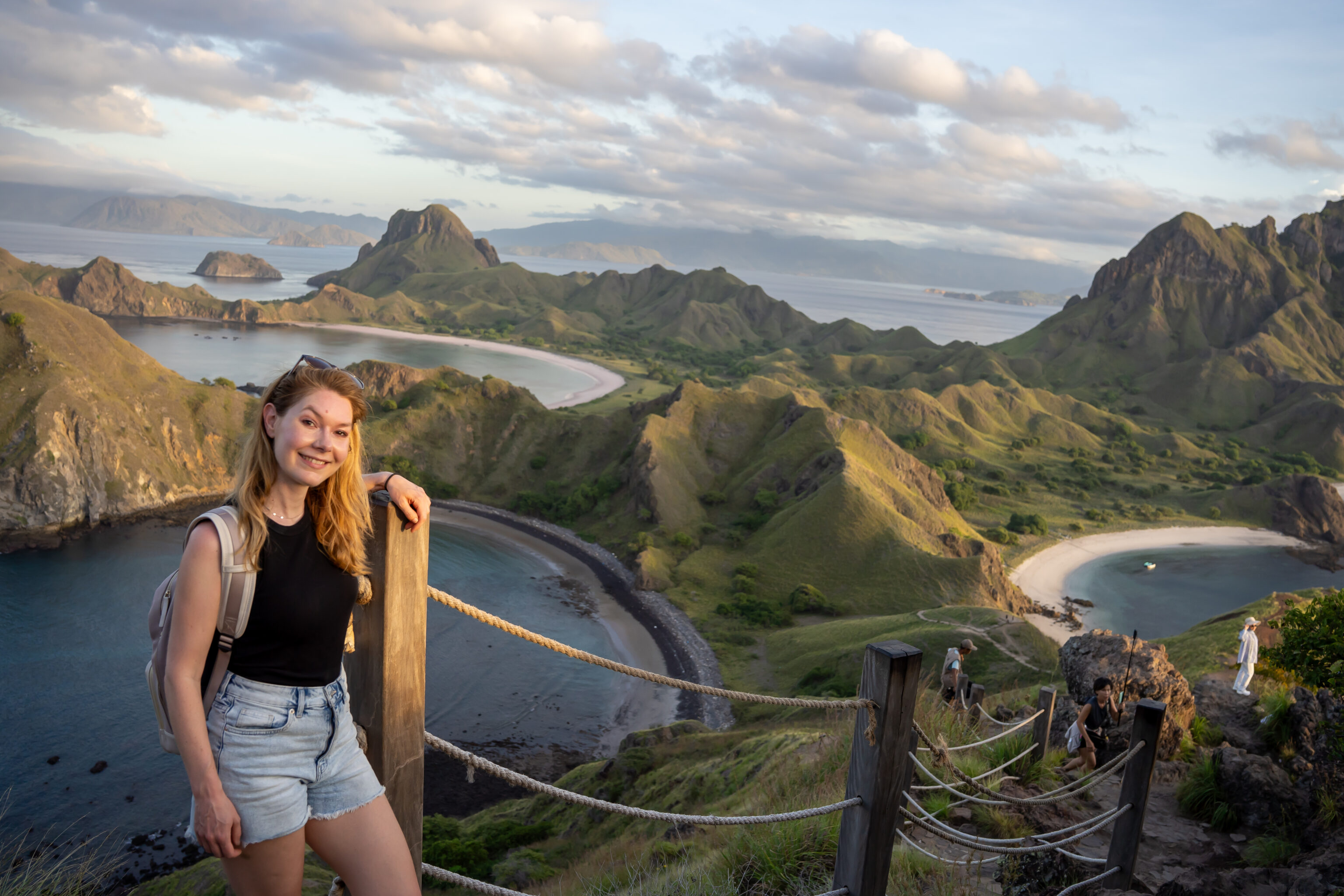 Padar Island in Indonesie. Soenda-eilanden. Oost-Nusa Tenggara.