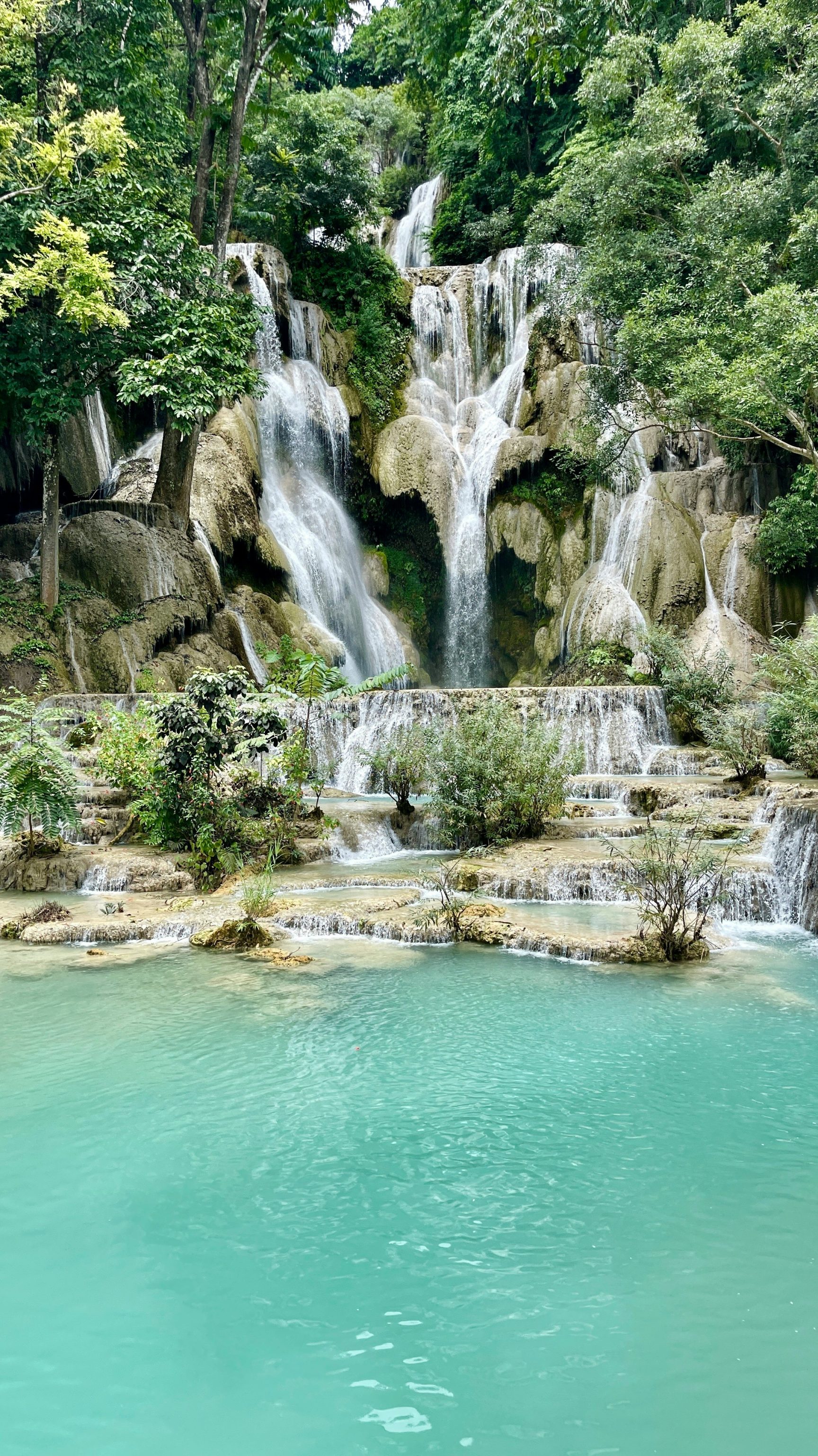 Kuang Si watervallen