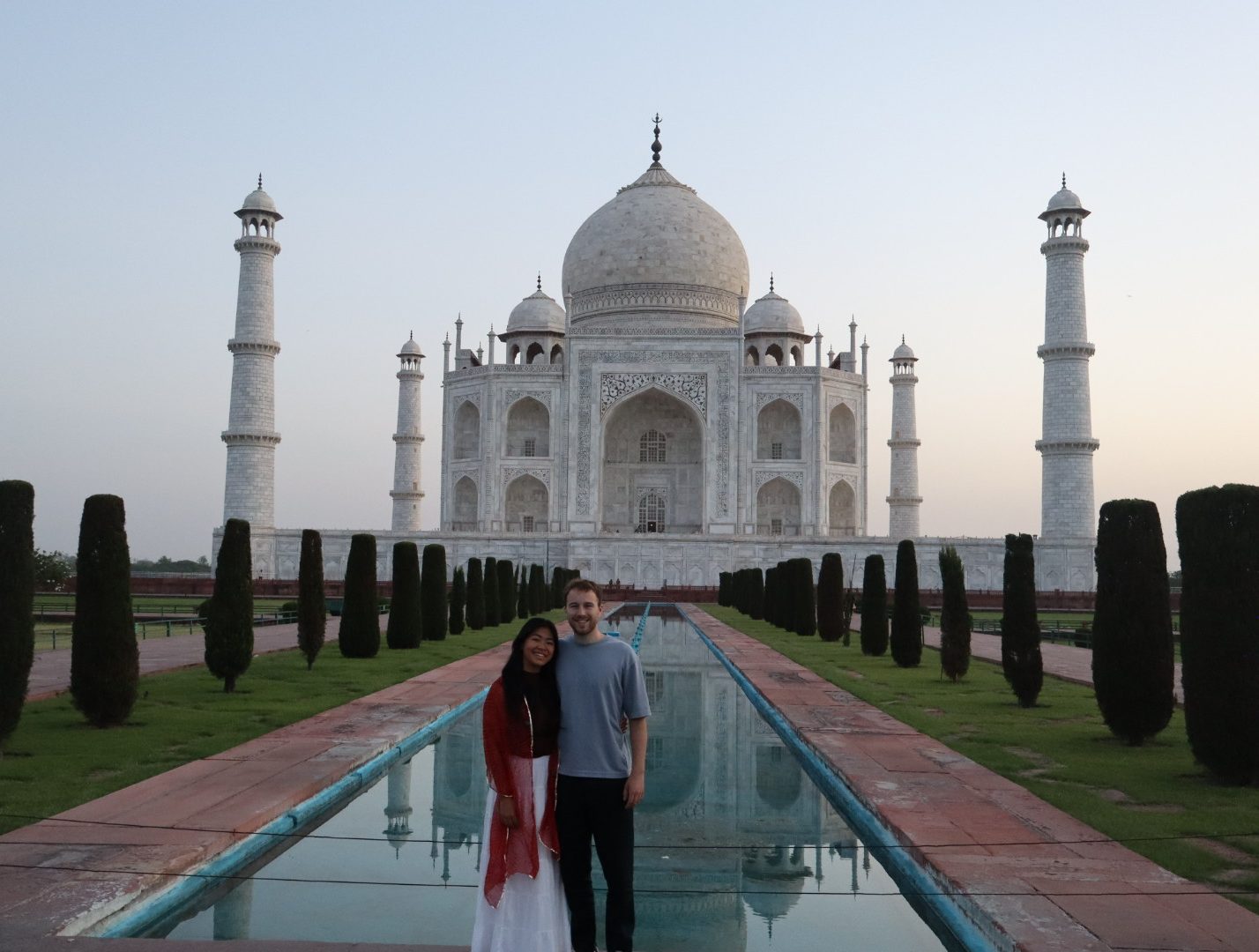 Taj Mahal huwelijksreis
