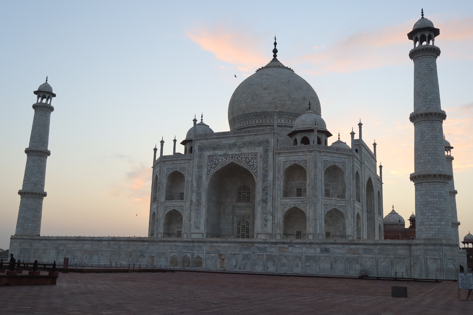 Zonsopkomst Taj Mahal