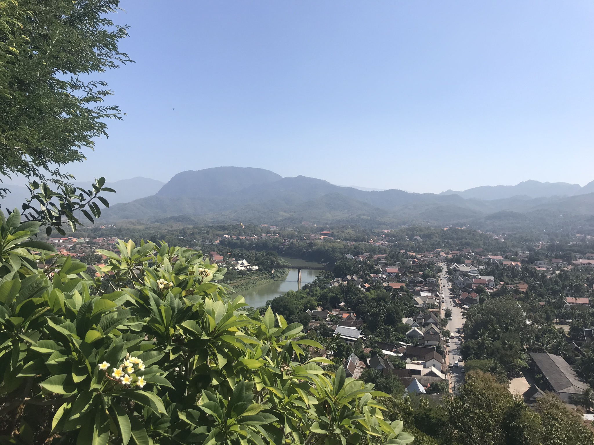 5. Uitzicht vanaf Phousi Hill
