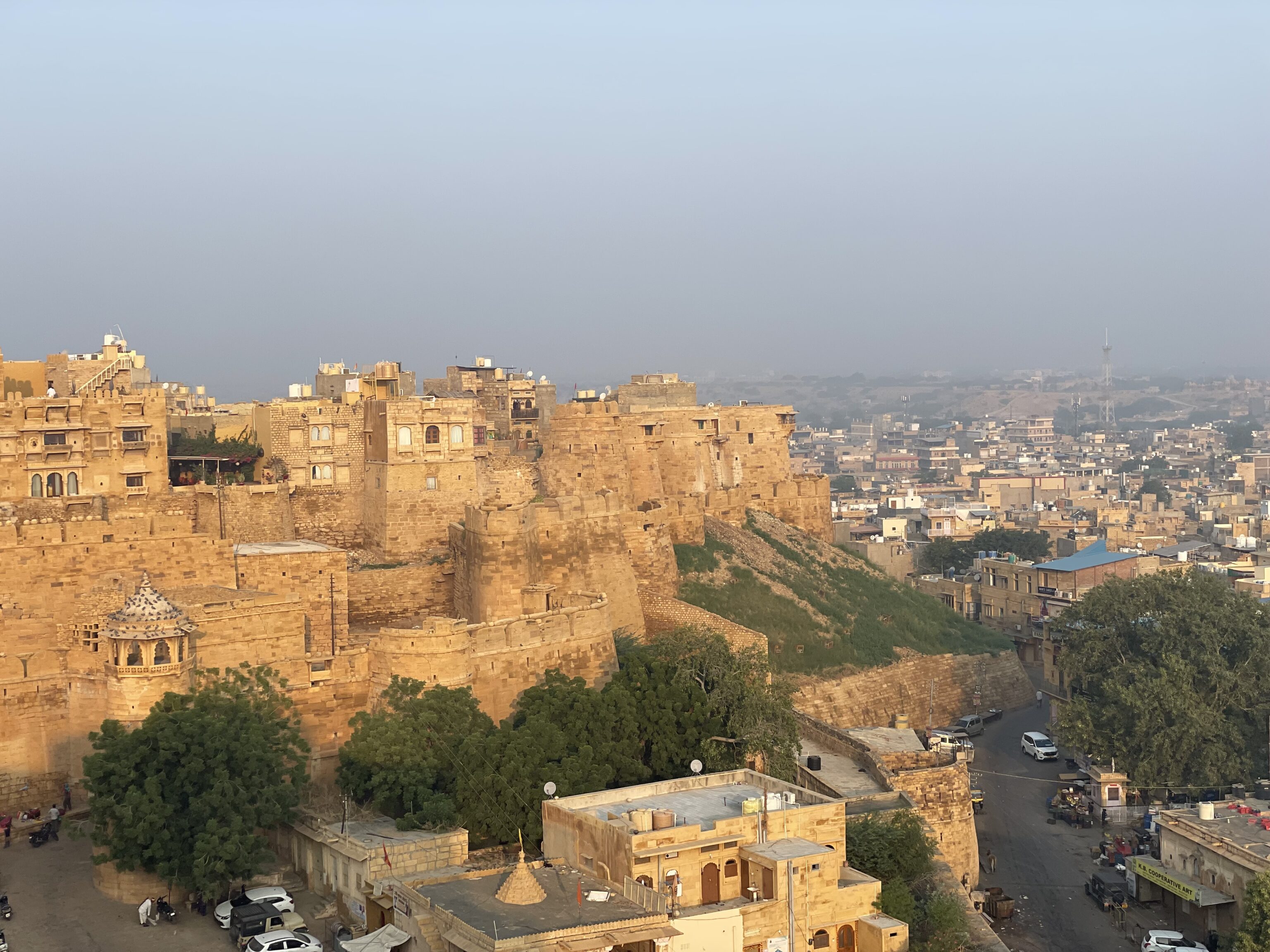 Jaisalmer Garh Jaisal in Noord-India