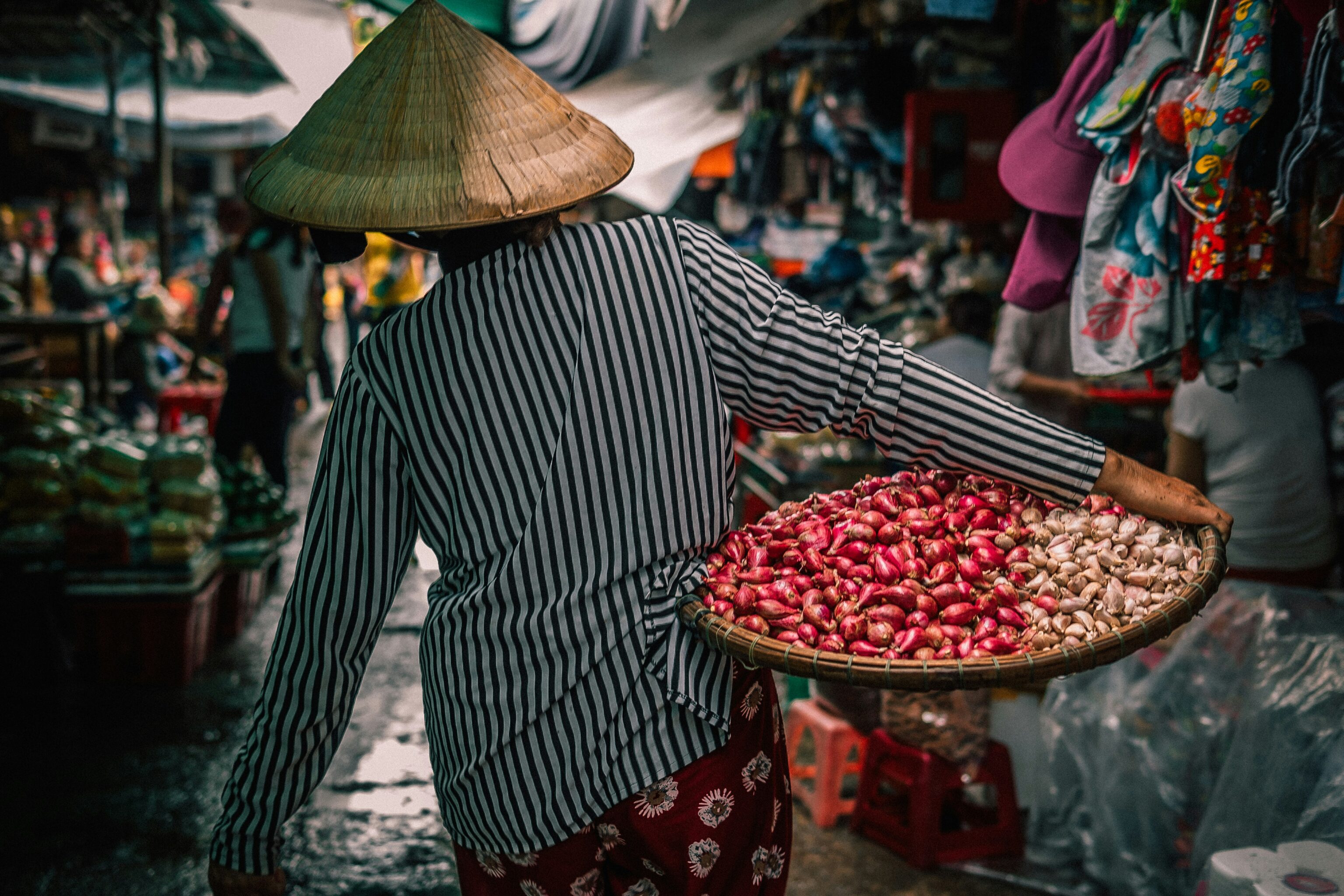 Streetfood in Hanoi in Vietnam