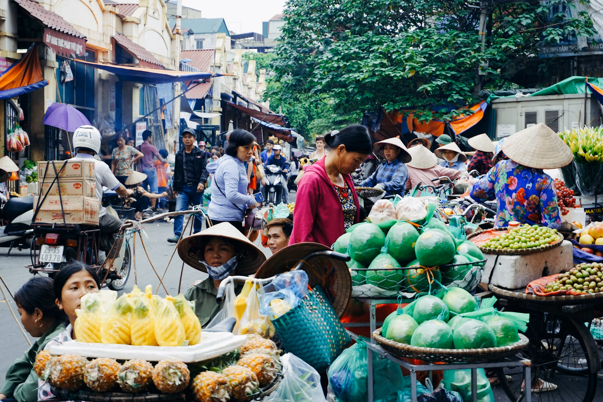 Markt in Hanoi