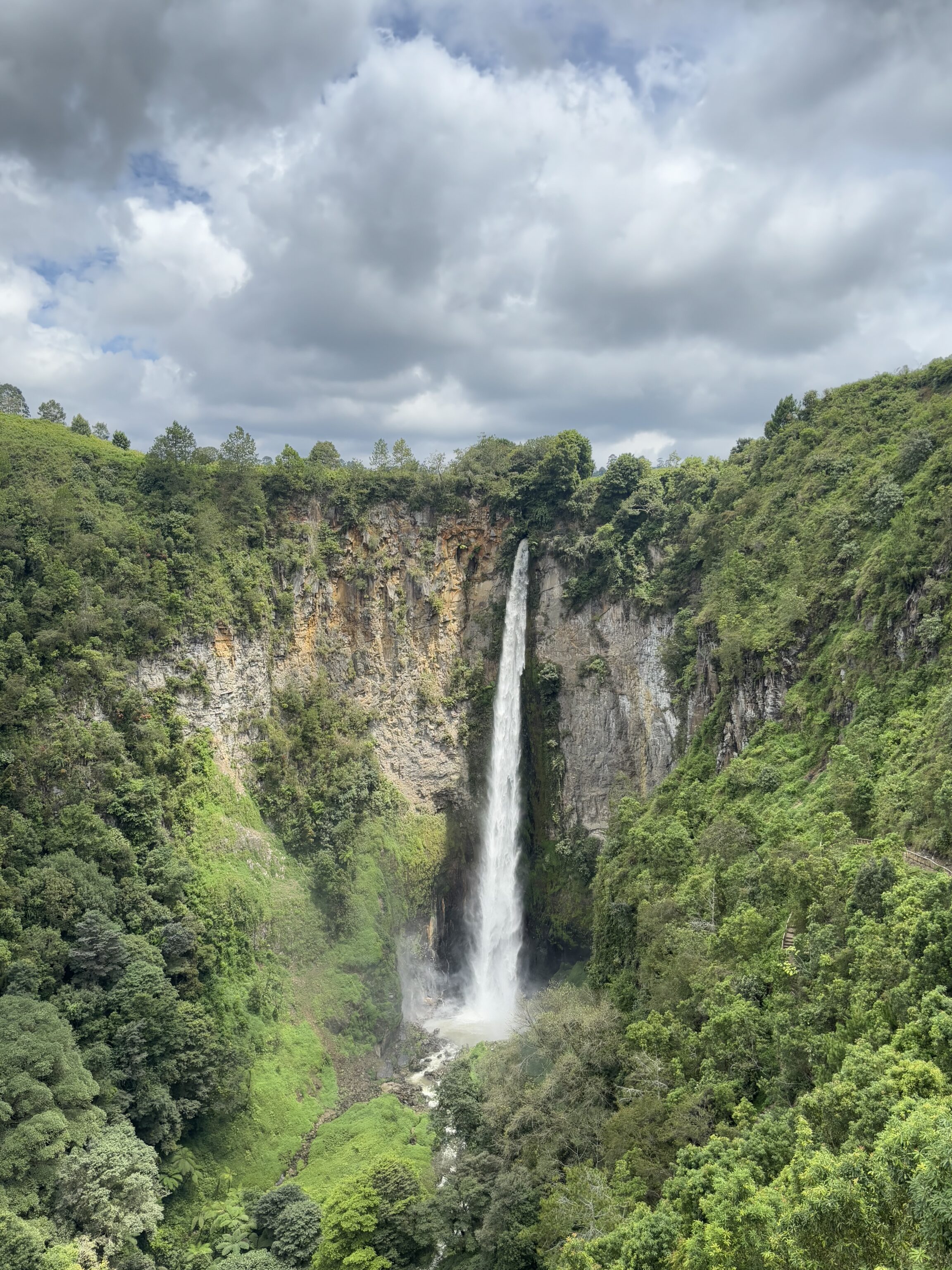 Sipiso Piso waterval, Sumatra