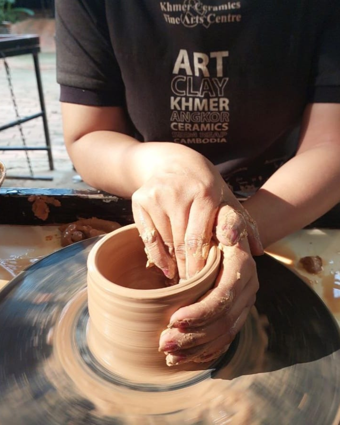 Pottery class Siem Reap