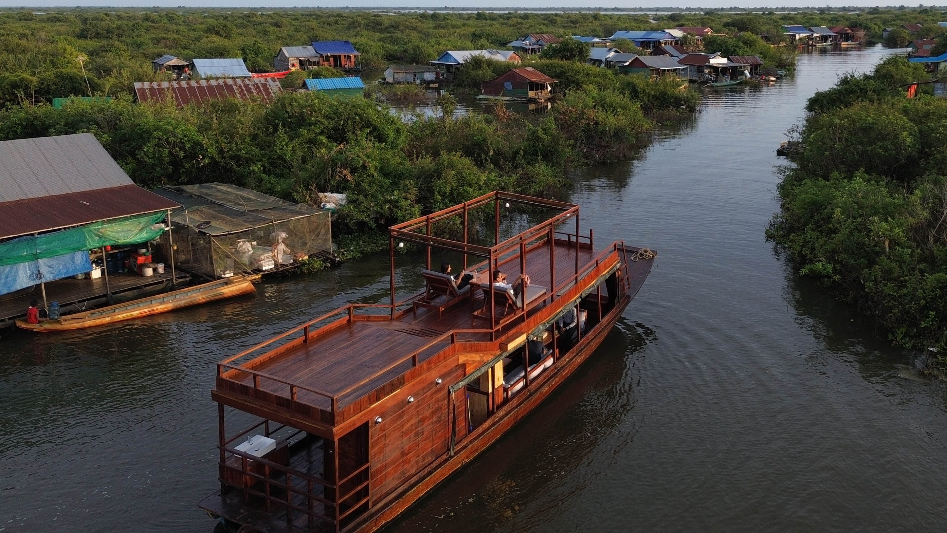Boottocht op de Tonle Sap