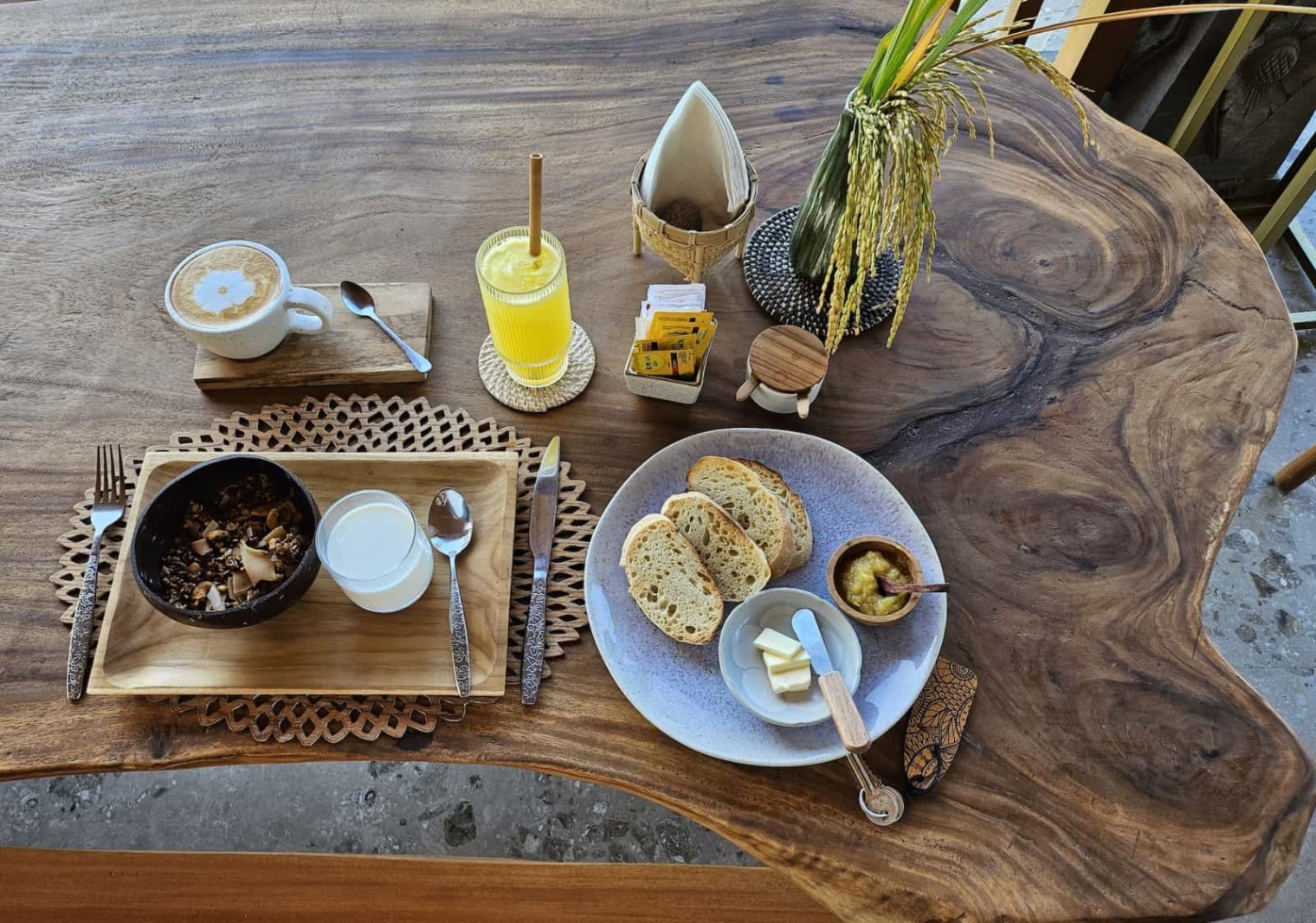 Ontbijt bij Puri Dajuma Terrace Eco-Lodge & Spa