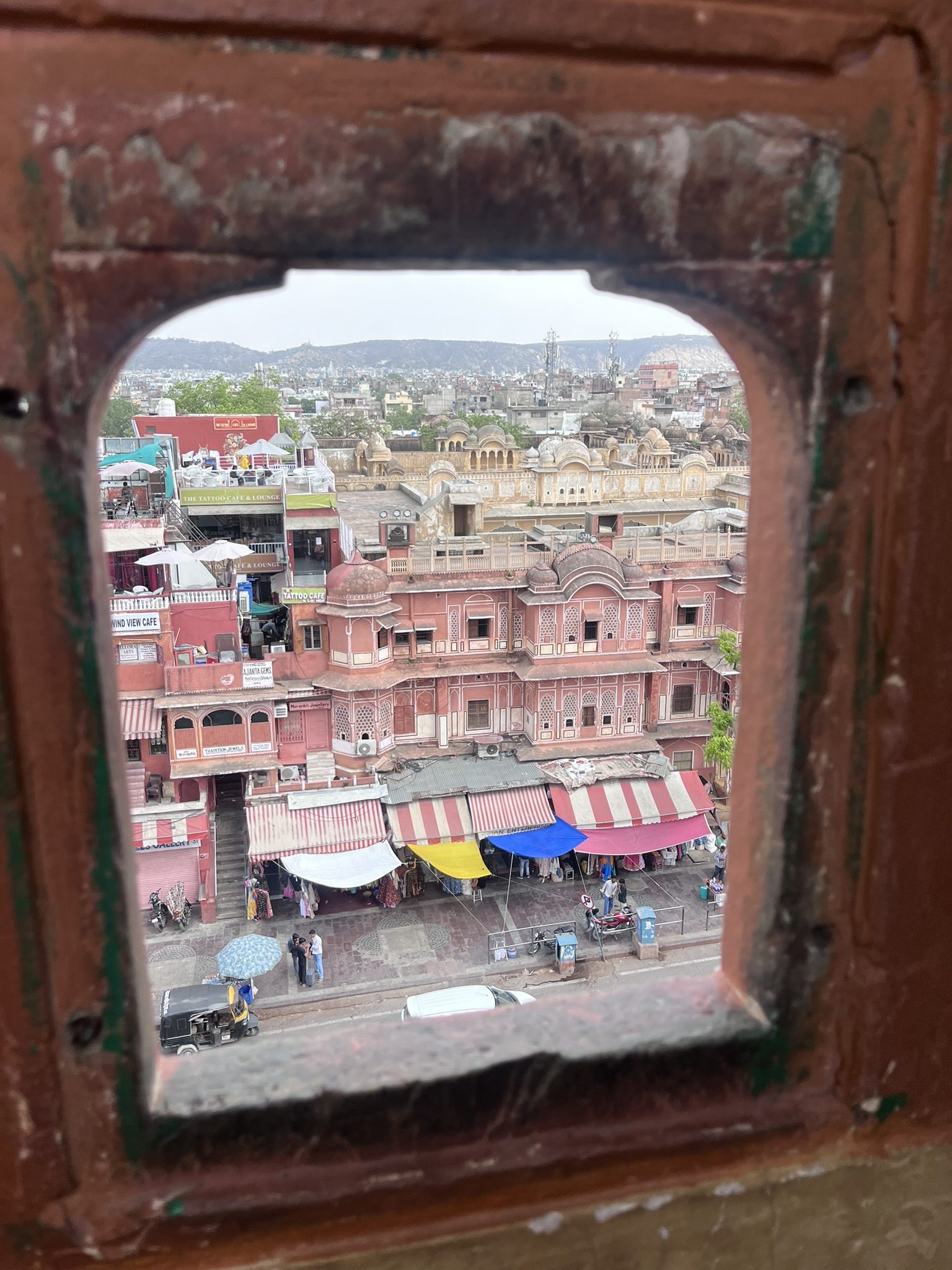 Hawa Mahal bovenop