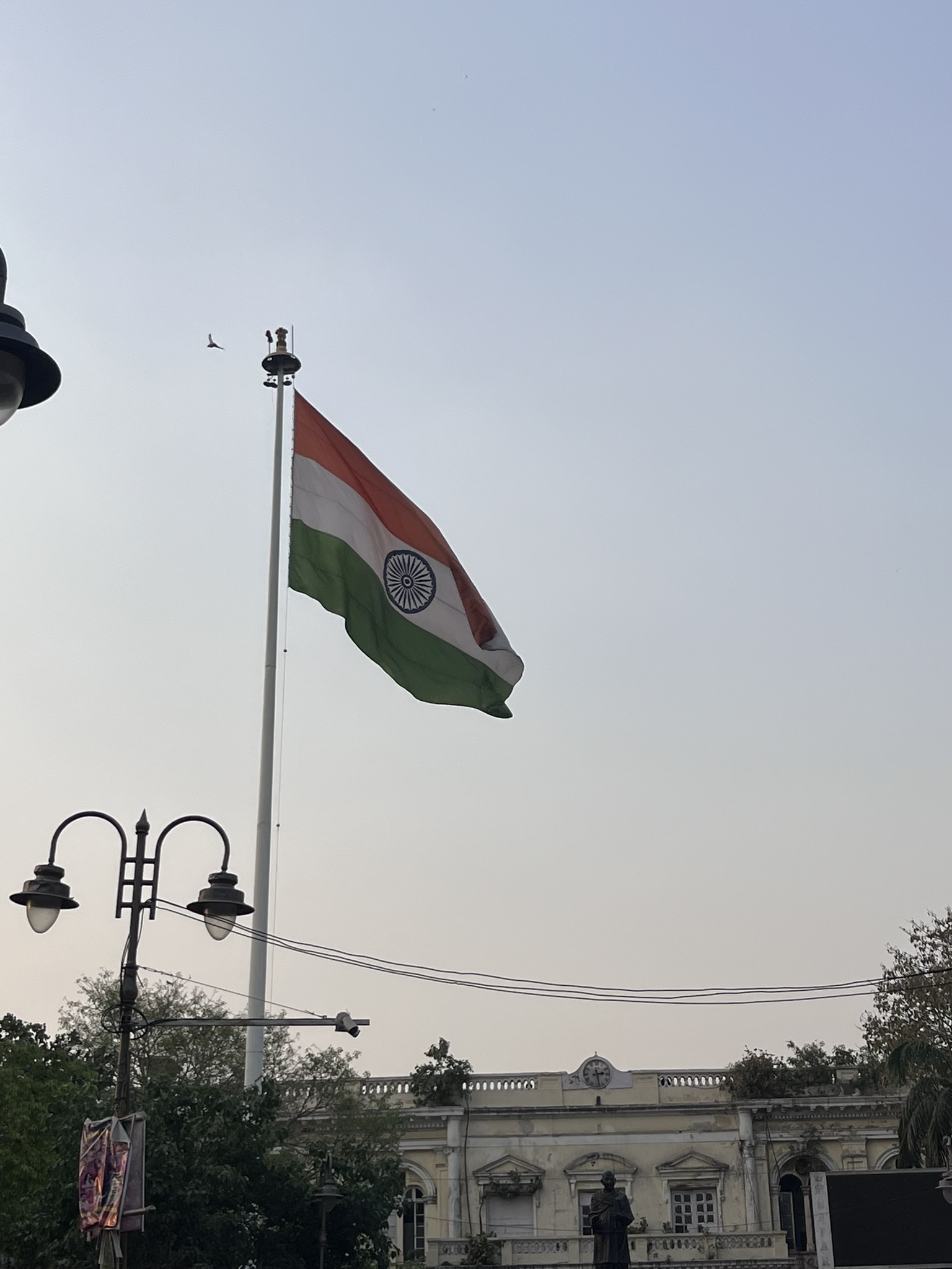 Indiase vlag in Delhi