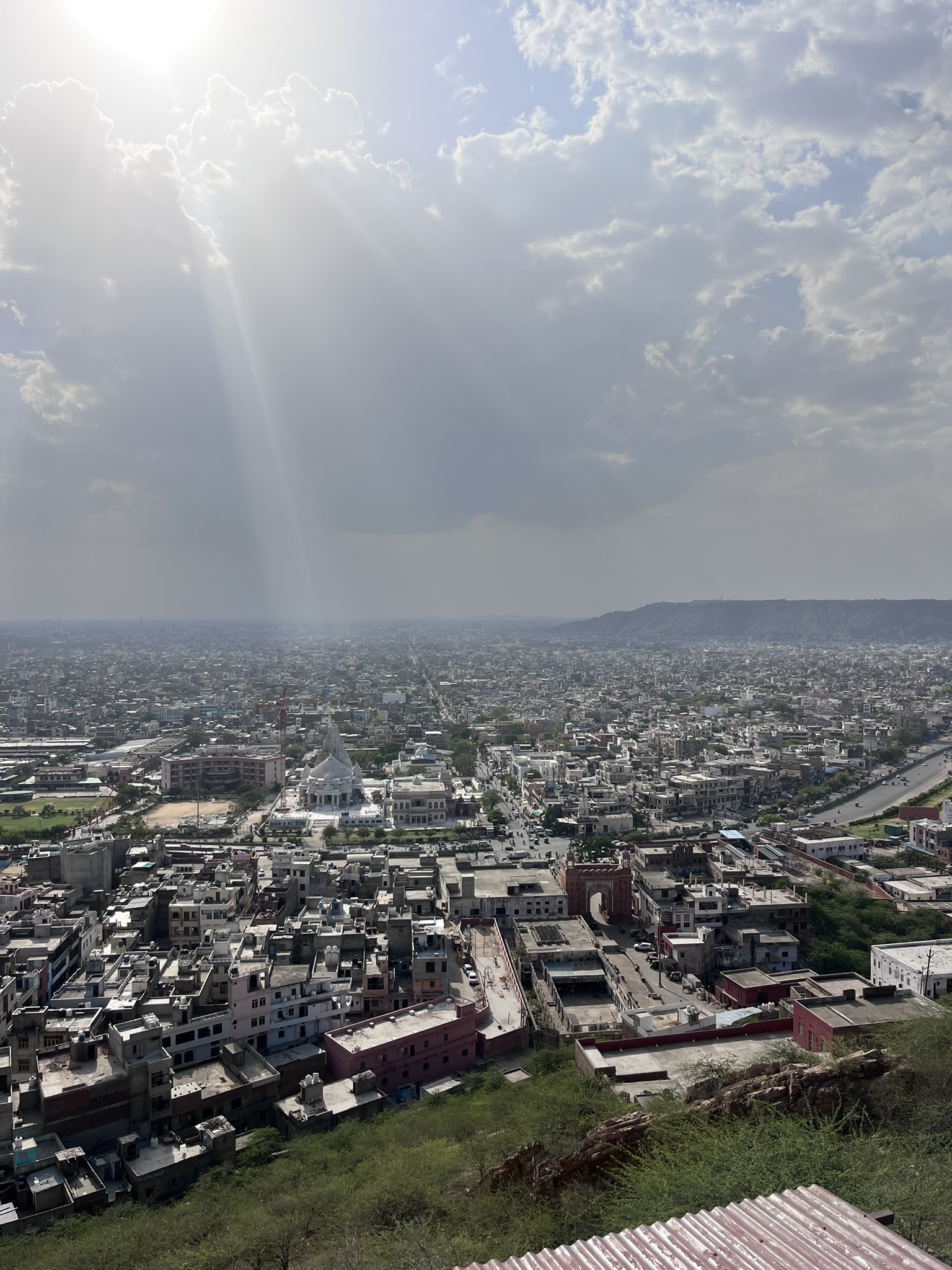 Uitzicht over Jaipur