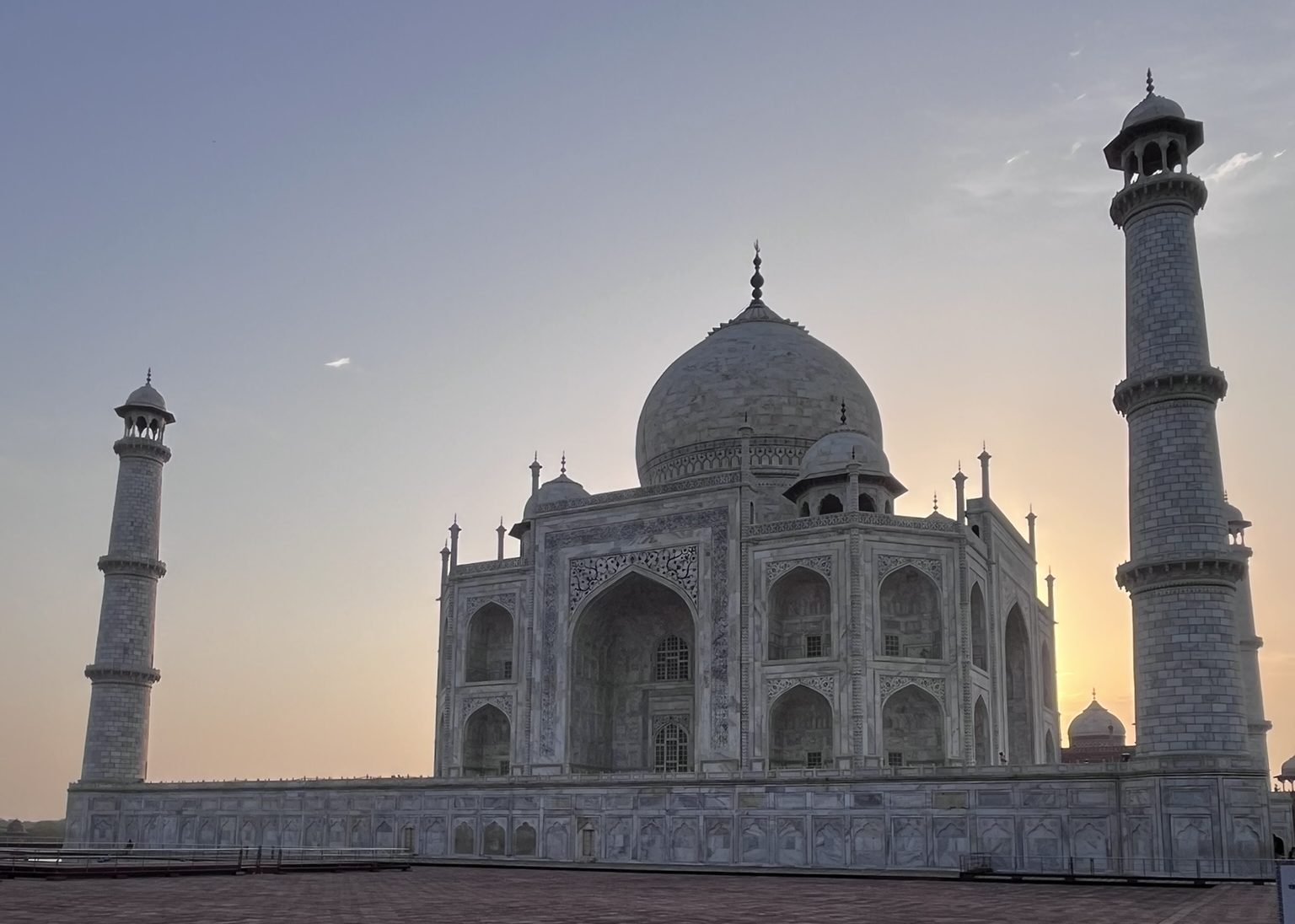 Zonsopkomst Taj Mahal