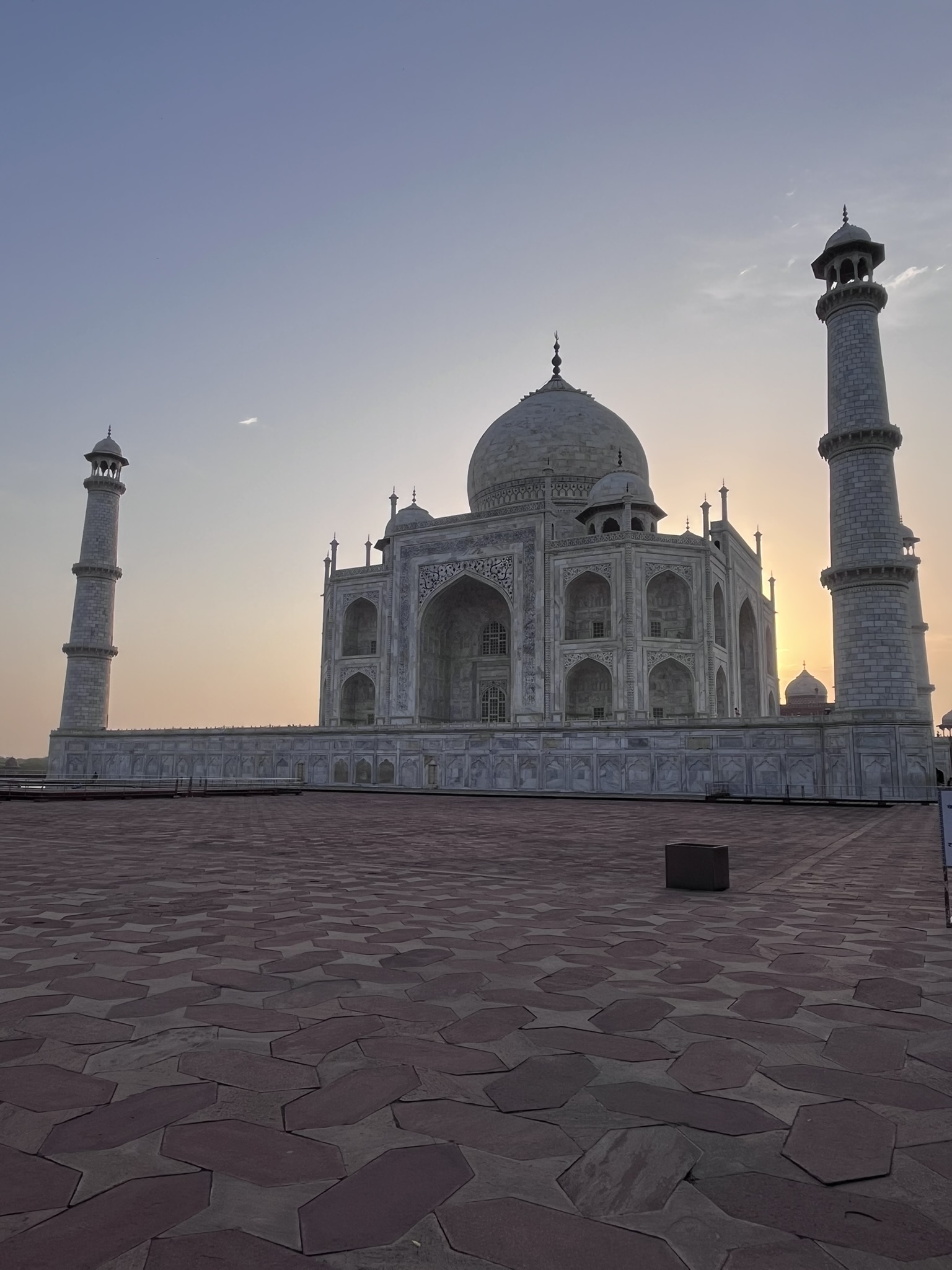 Zonsopkomst Taj Mahal